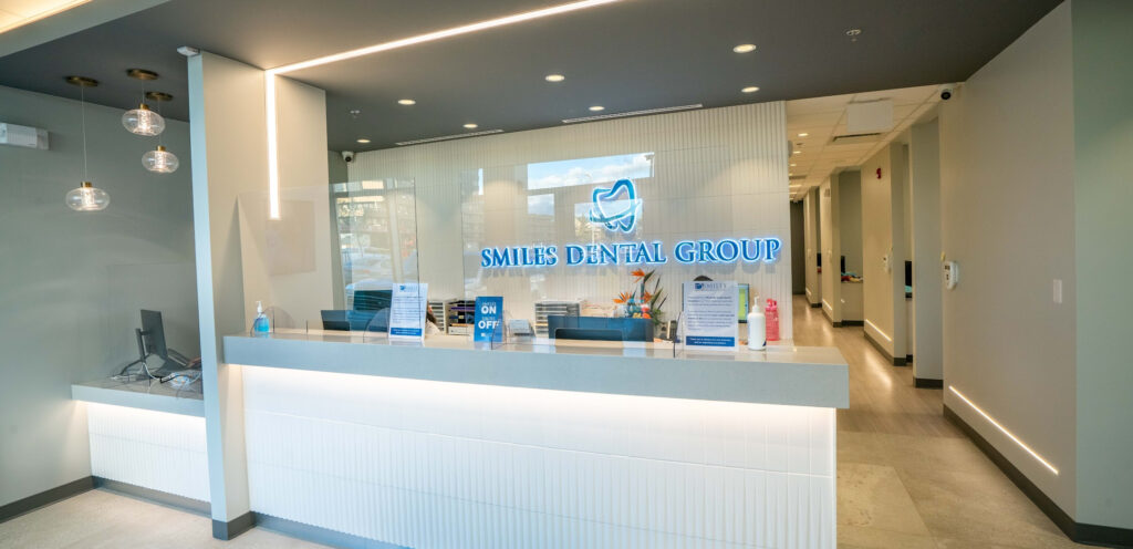 Calgary Trail Dental Clinic desk
